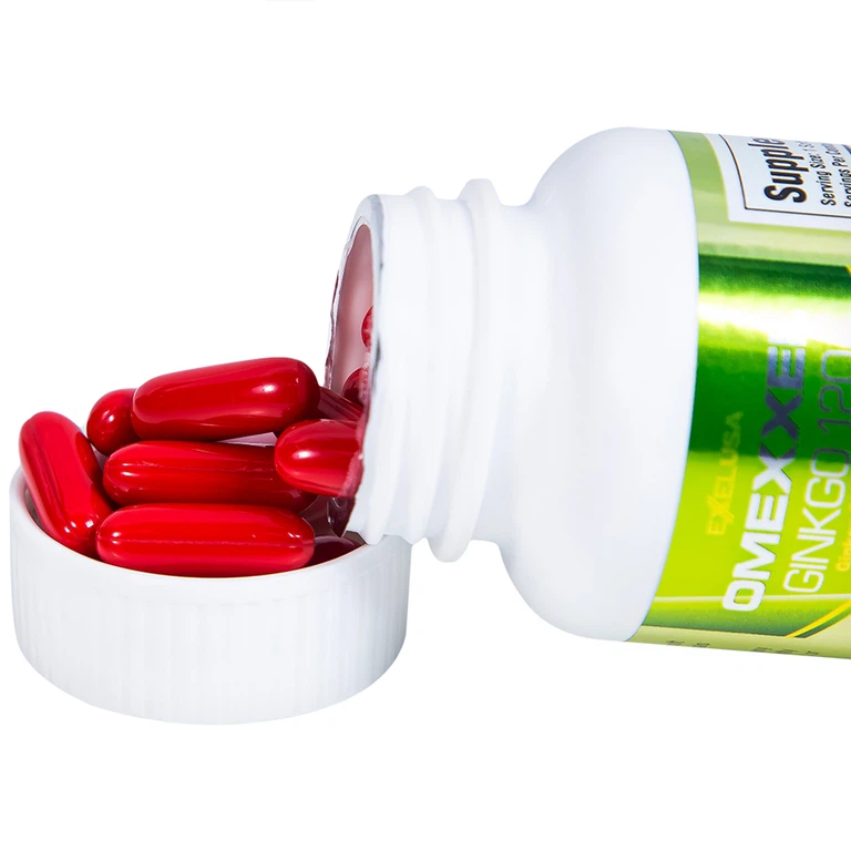 Viên uống Omexxel Ginkgo 120 OMEXXEL hỗ trợ tăng cường tuần hoàn máu não, tốt cho tim mạch (60 viên)