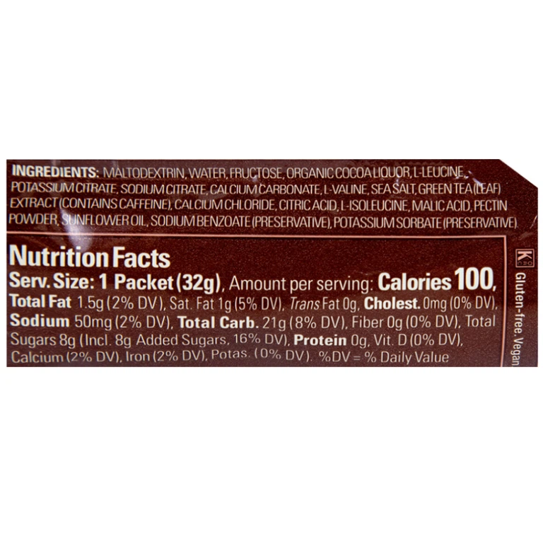 Thực phẩm bổ sung GU Energy Gel Chocolate Outrage cung cấp dinh dưỡng và năng lượng (32g)