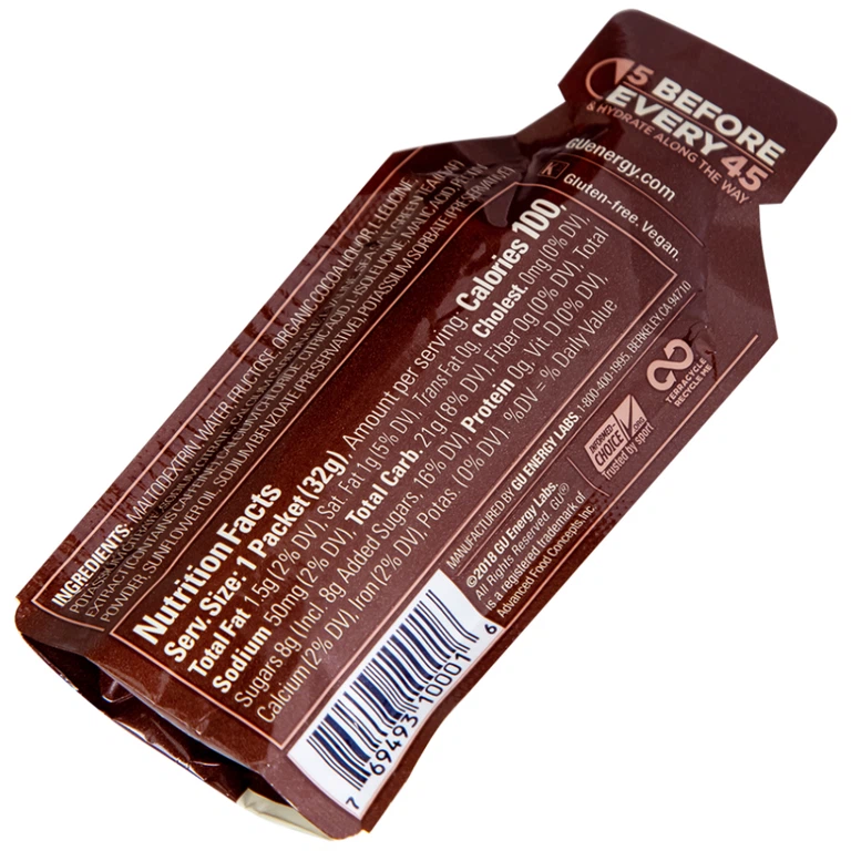 Thực phẩm bổ sung GU Energy Gel Chocolate Outrage cung cấp dinh dưỡng và năng lượng (32g)