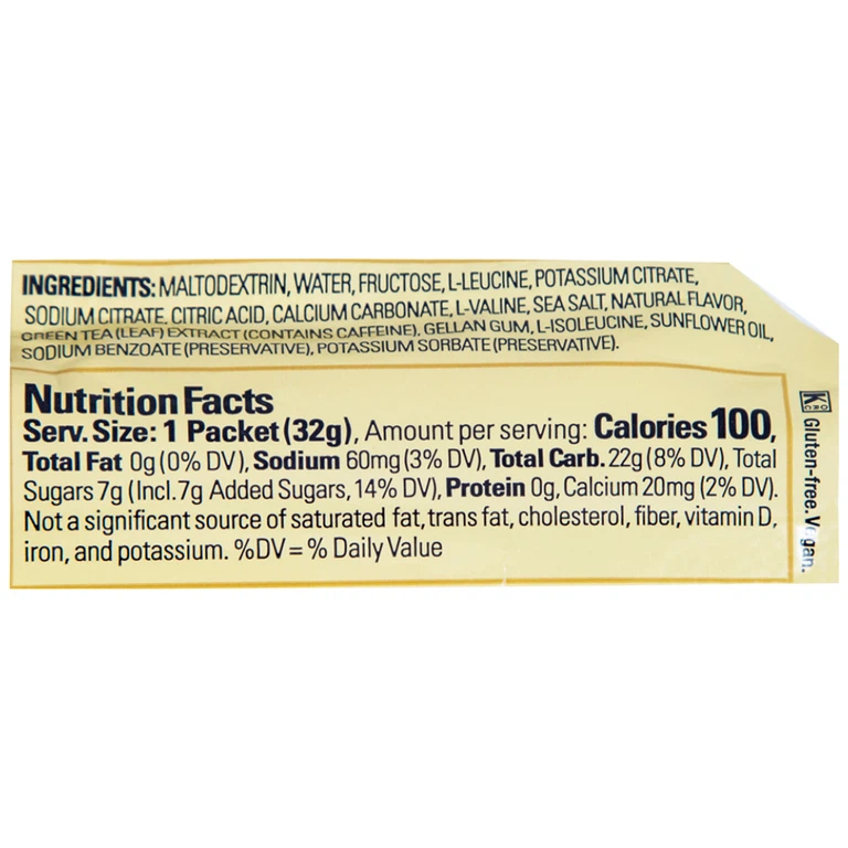 Thực phẩm bổ sung GU Energy Gel Vanilla Bean cung cấp dinh dưỡng và năng lượng cho cơ thể (32g)