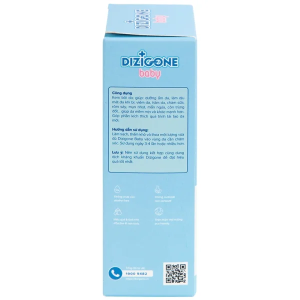 Kem bôi Dizigone Baby làm dịu da mẩn ngứa, hăm da cho bé (30g)