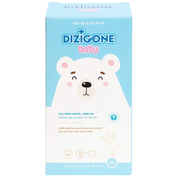 Kem bôi Dizigone Baby làm dịu da mẩn ngứa, hăm da cho bé (30g)