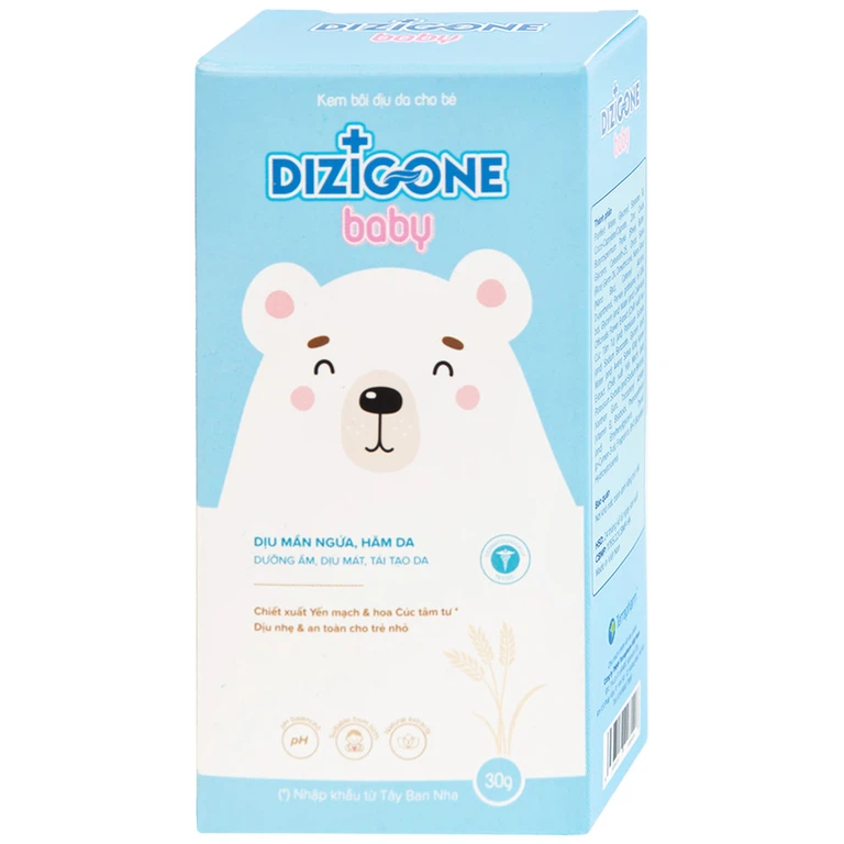 Kem bôi Dizigone Baby làm dịu da mẩn ngứa, hăm da cho bé (30g)