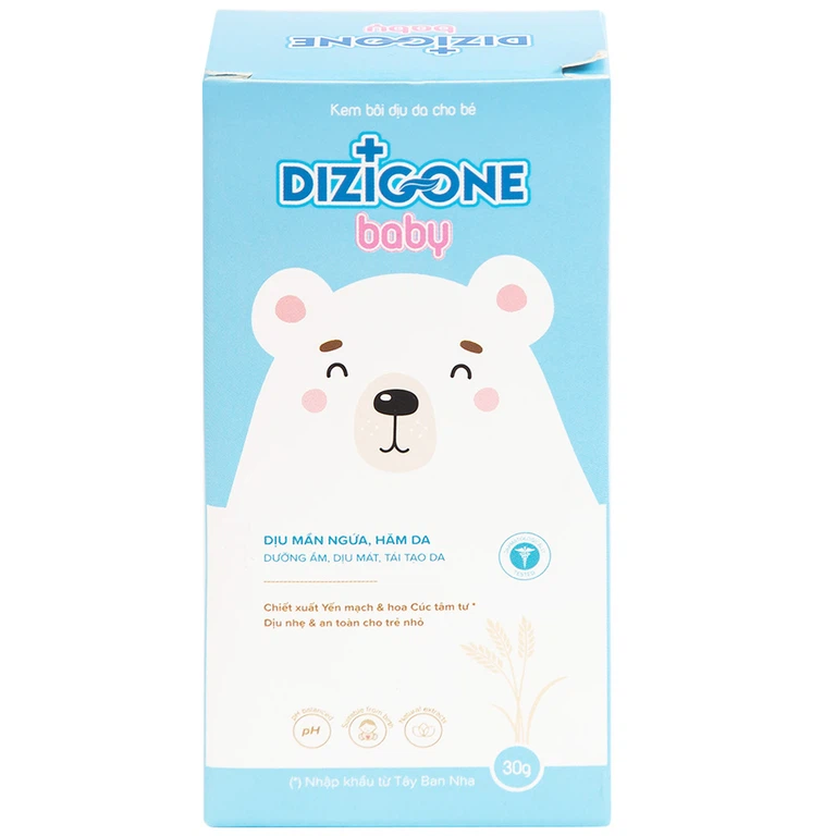 Kem bôi Dizigone Baby làm dịu da mẩn ngứa, hăm da cho bé (30g)