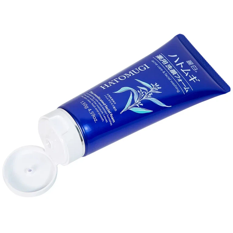 Sữa rửa mặt Reihaku Hatomugi Acne Care and Facial Washing ngừa mụn, dưỡng ẩm và làm sáng da (130g)