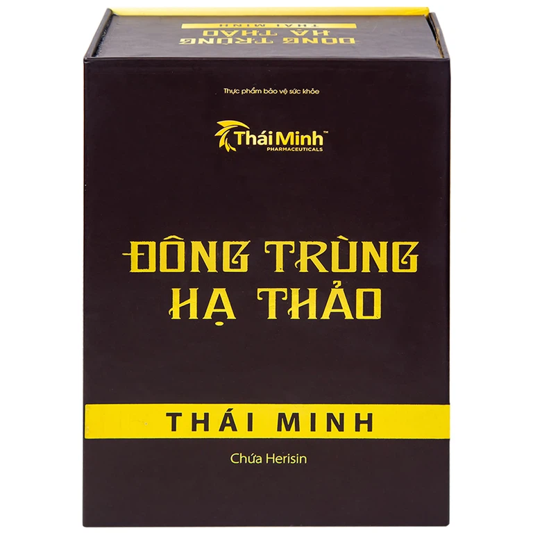 Đông Trùng Hạ Thảo Thái Minh hỗ trợ tăng cường sức khỏe, giảm mệt mỏi (30 viên)