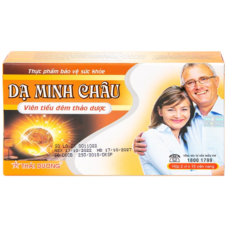 Viên thảo dược Dạ Minh Châu giúp ôn bổ thận dương, cố tinh (2 vỉ x 15 viên)