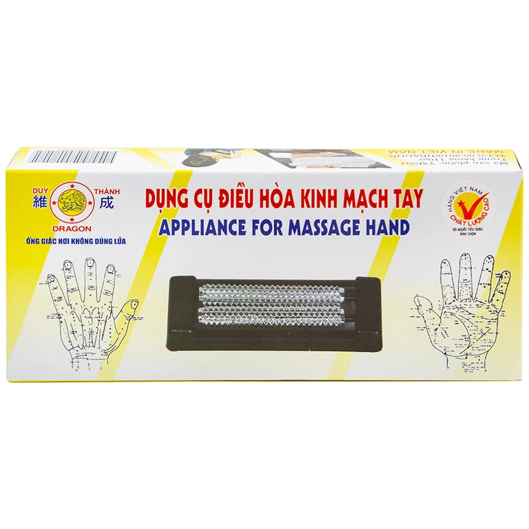 Dụng cụ điều hòa kinh mạch tay Duy Thành giảm các triệu chứng tê nhức ở bàn tay, ngón tay (1 cái x 110gr)