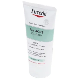 Sửa rửa mặt tạo bọt dịu nhẹ Eucerin Acne-Oil Control Pro Acne Solution Soft Cleansing Foam (50g)