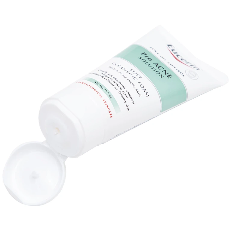 Sửa rửa mặt tạo bọt dịu nhẹ Eucerin Acne-Oil Control Pro Acne Solution Soft Cleansing Foam (50g)