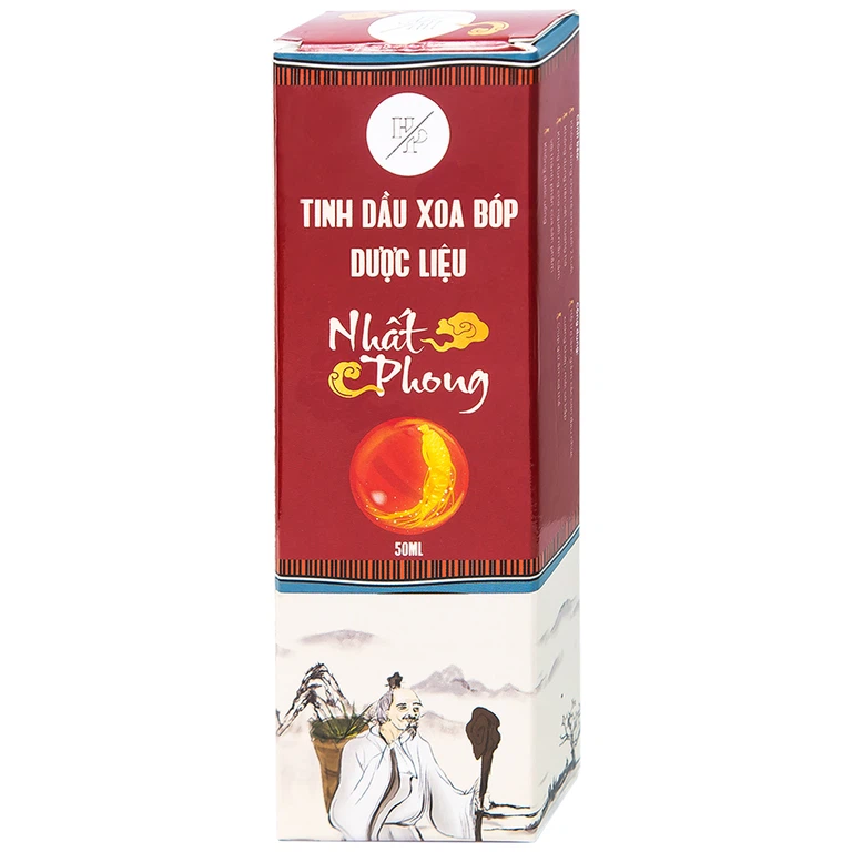 Tinh dầu xoa bóp dược liệu Nhất Phong 50ml giảm đau nhức xương khớp, mỏi cơ bắp, làm ấm cơ thể