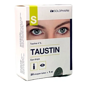 Dung dịch nhỏ mắt Taustin 4% Solopharm cải thiện khô mắt, mỏi mắt (20 ống x 1ml)