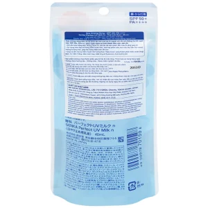 Sữa chống nắng dưỡng ẩm Senka Perfect UV Milk N SPF50+ PA++++ dành cho mặt và toàn thân (40ml)