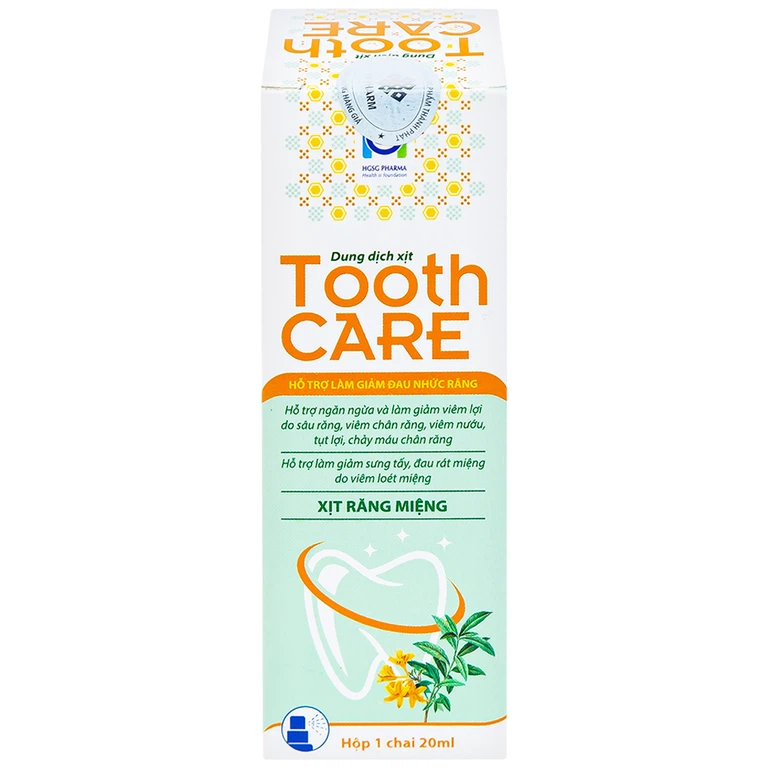 Dung dịch xịt Tooth Care hỗ trợ giảm đau nhức răng (20ml)
