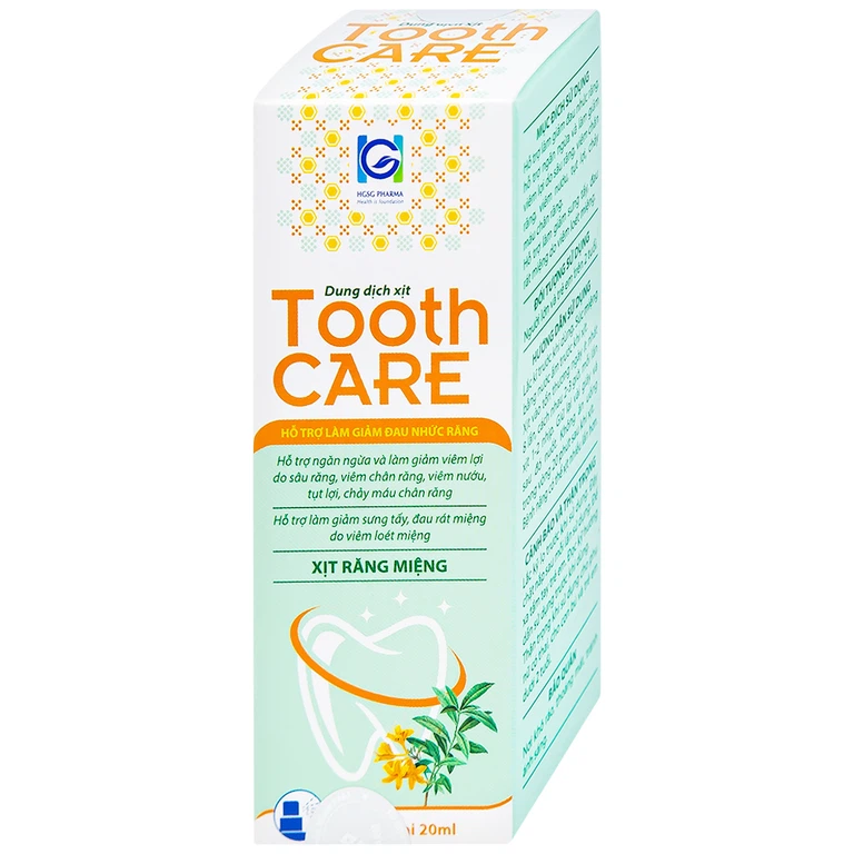 Dung dịch xịt Tooth Care hỗ trợ giảm đau nhức răng (20ml)