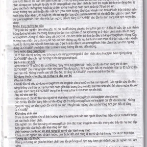 Thuốc Glyxambi 25mg/5mg Boehringer điều trị đái tháo đường típ 2 (3 vỉ x 10 viên)