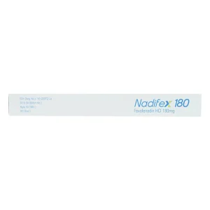 Viên nén Nadifex 180 USP giảm viêm mũi dị ứng, hắt hơi, chảy mũi (1 vỉ x 10 viên)