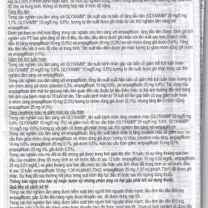 Thuốc Glyxambi 25mg/5mg Boehringer điều trị đái tháo đường típ 2 (3 vỉ x 10 viên)