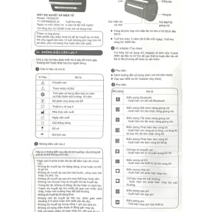 Máy đo huyết áp bắp tay cao cấp không dây Yuwell YE630CR