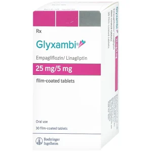 Thuốc Glyxambi 25mg/5mg Boehringer điều trị đái tháo đường típ 2 (3 vỉ x 10 viên)
