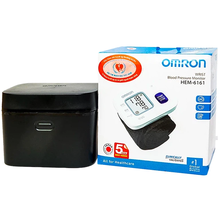 Máy đo huyết áp cổ tay tự động Omron HEM-6161