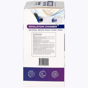 Buồng đệm khí dung Inhalation Chamber BH01 220ml Biohealth đưa thuốc vào bằng đường hô hấp
