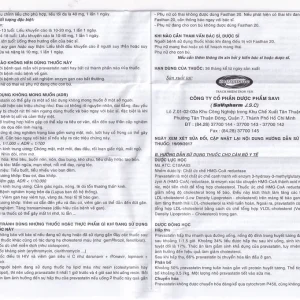 Thuốc Fasthan 20 SaVipharm điều trị rối loạn lipid máu, dự phòng biến cố tim mạch (3 vỉ x 10 viên)