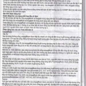 Thuốc Glyxambi 25mg/5mg Boehringer điều trị đái tháo đường típ 2 (3 vỉ x 10 viên)