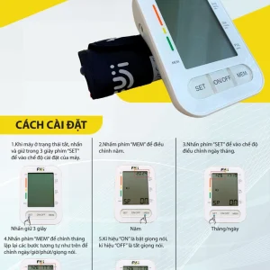 Máy đo huyết áp bắp tay Fuji PG-800B18 hỗ trợ đo huyết áp