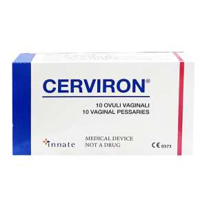 Viên đặt phụ khoa Cerviron Innate điều trị các bệnh lý âm đạo, viêm cổ tử cung (10 viên)