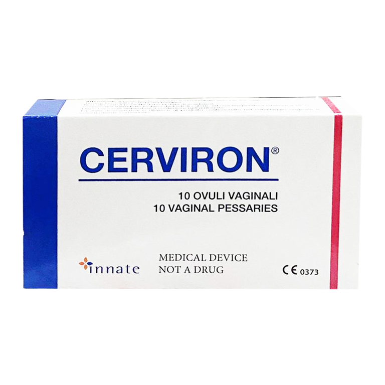 Viên đặt phụ khoa Cerviron Innate điều trị các bệnh lý âm đạo, viêm cổ tử cung (10 viên)