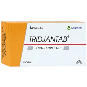 Thuốc Tridjantab 5mg Agimexpharm điều trị đái tháo đường típ 2 (3 vỉ x 10 viên)
