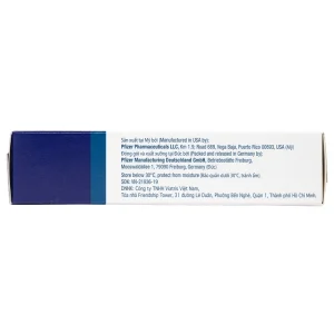 Thuốc Amlor 5mg Tablets Viatris điều trị tăng huyết áp, đau thắt ngực (3 vỉ x 10 viên)