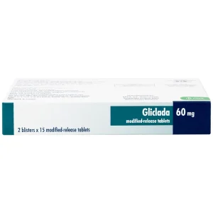 Thuốc Gliclada 60mg KRKA điều trị bệnh tiểu đường (2 vỉ x 15 viên)