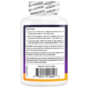 Thực phẩm bảo vệ sức khỏe Nubest Tall bổ sung canxi hỗ trợ phát triển xương, răng chắc khỏe (60 viên)