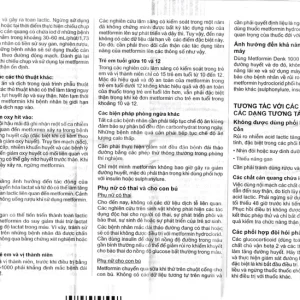 Viên nén Metformin Denk 1000 điều trị đái tháo đường típ 2 (2 vỉ x 15 viên)