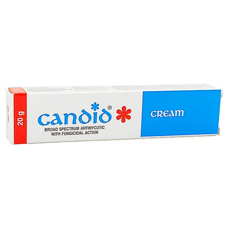 Kem bôi Candid Cream Glenmark điều trị nấm da chân, nấm da đùi (20g)