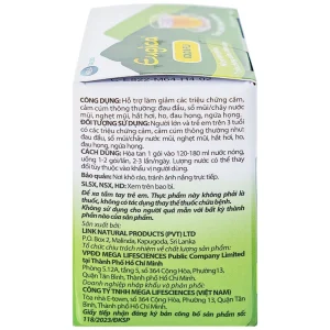 Tinh chất thảo dược Eugica Cold & Flu hỗ trợ giảm các triệu chứng cảm, cảm cúm (10 gói x 4g)