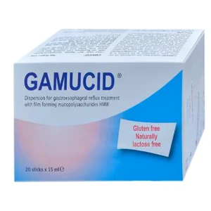 Hỗn dịch uống Gamucid ACM điều trị trào ngược dạ dày thực quản (20 gói x 15ml)