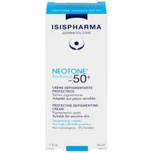 Kem chống nắng Isis Pharma Neotone Radiance SPF 50+ dưỡng trắng, mờ nám, phục hồi da (30ml)