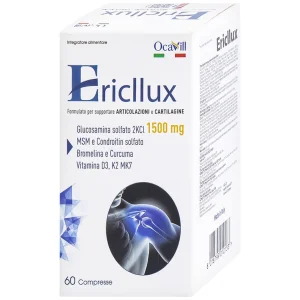 Viên uống Ericllux Ocavill hỗ trợ tăng tiết dịch khớp, giúp khớp vận động linh hoạt (60 viên)