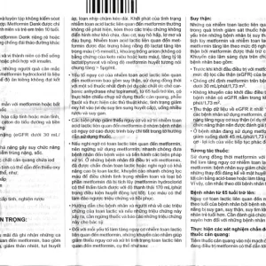 Viên nén Metformin Denk 1000 điều trị đái tháo đường típ 2 (2 vỉ x 15 viên)