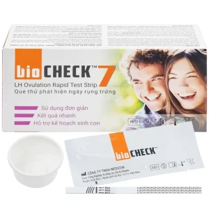Que thử phát hiện ngày rụng trứng Bio Check cho kết quả trong 5 - 10 phút (7 cái)