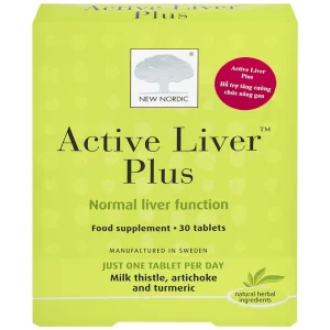 Viên uống Active Liver Plus New Nordic hỗ trợ tăng cường chức năng gan (2 vỉ x 15 viên)