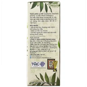 Tinh dầu tràm ngâm củ nén Mệ Đoan phòng và điều trị cảm cúm, trúng gió, ho, ngạt mũi, long đờm (50ml)