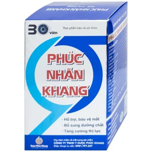 Viên bổ mắt cao cấp Phúc Nhãn Khang hỗ trợ giúp tăng cường thị lực (1 lọ x 30 viên)