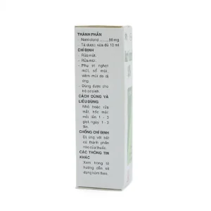 Thuốc nhỏ mắt, nhỏ mũi Natri Clorid 0,9% Pharmedic hỗ trợ rửa mắt, rửa mũi, phụ trị nghẹt mũi, sổ mũi (10ml)