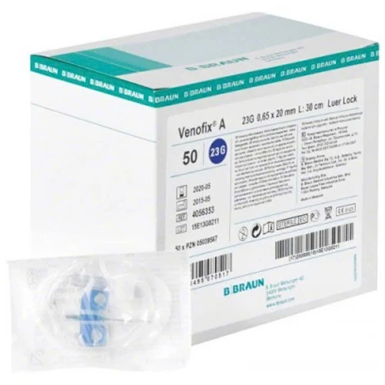 Kim cánh bướm Venofix A G23 0.65 x 20mm B.Braun (50 cái)