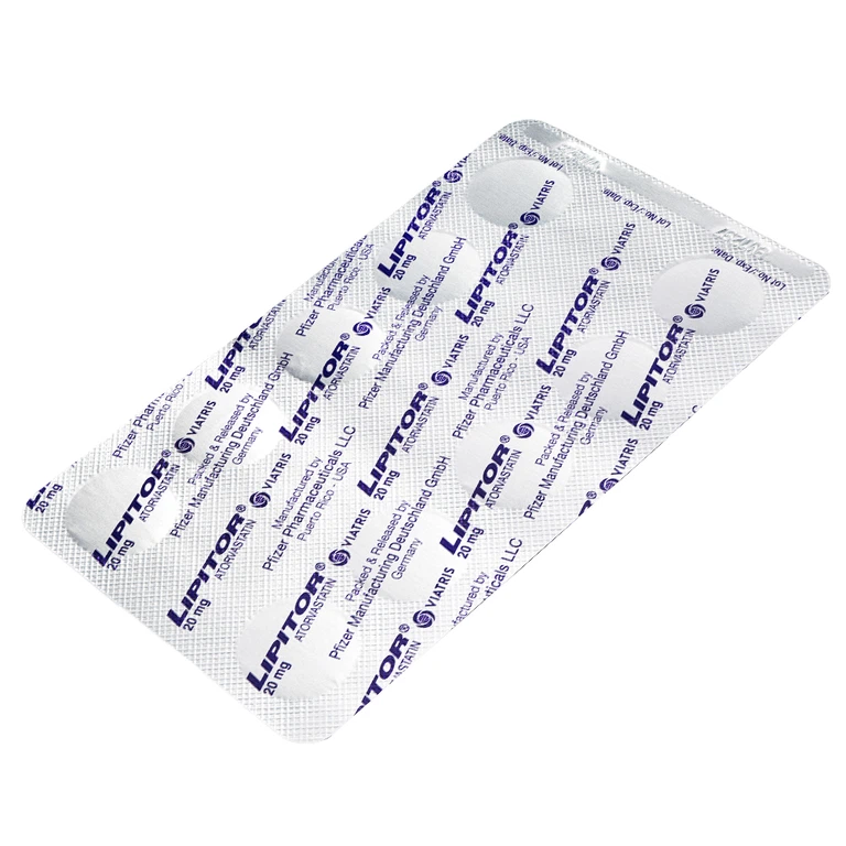 Thuốc Lipitor 20mg Pfizer điều trị tăng cholesterol toàn phần (3 vỉ x 10 viên)
