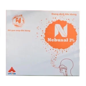 Dung dịch khí dung Nebusal 3% CPC1HN dùng để hít qua máy khí dung (1 vỉ x 5 ống)